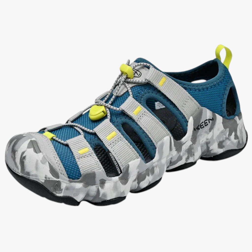 Sandales d'été homme en cuir de vachette, confortables et résistantes