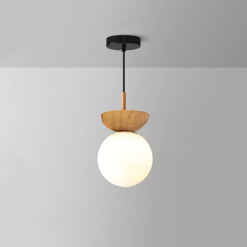 : Plafonnier Orbe Nordique Grain de Bois dans de Marche Lino
