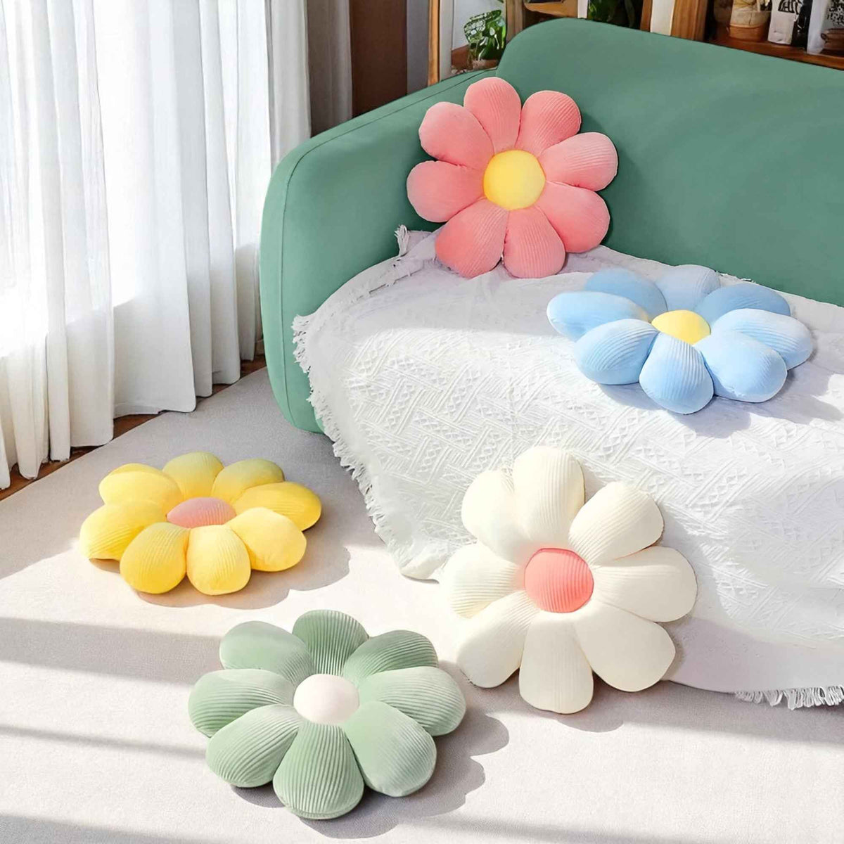 Tapis : Tapis Décoratif Fleurs pour un Salon et Accueillant dans de Marche Lino