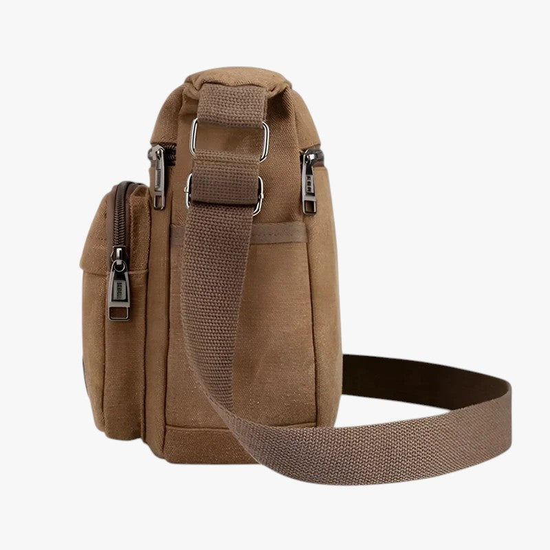 Bags : Sac Bandoulière Homme Multifonction en Toile dans de Roselva