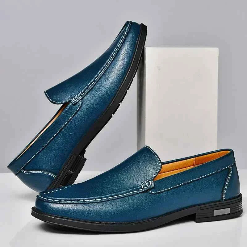Mocassins Hommes Bleu - Luxor - Élégants