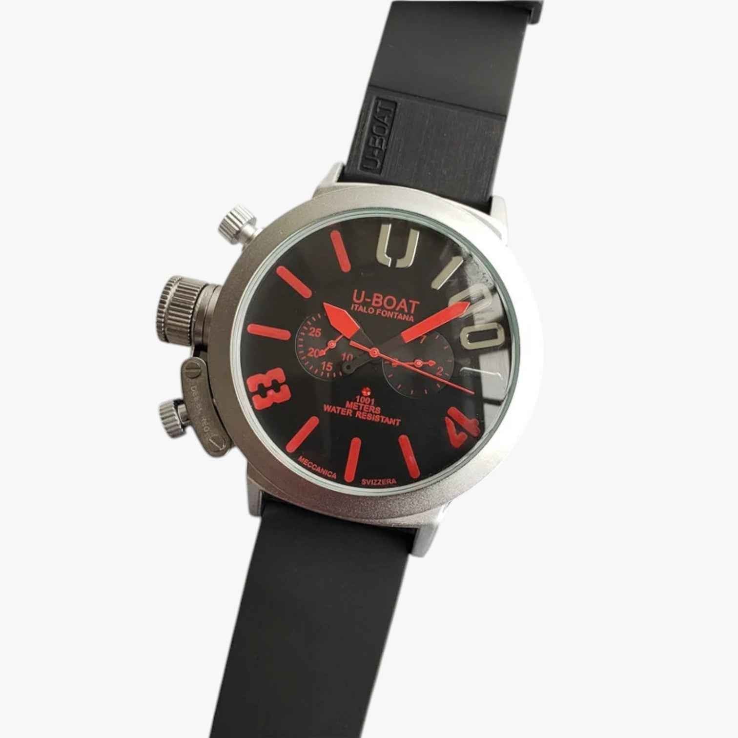 Watches : Montre de sport en acier avec bracelet en silicone Homme dans 1 France de Marche Lino