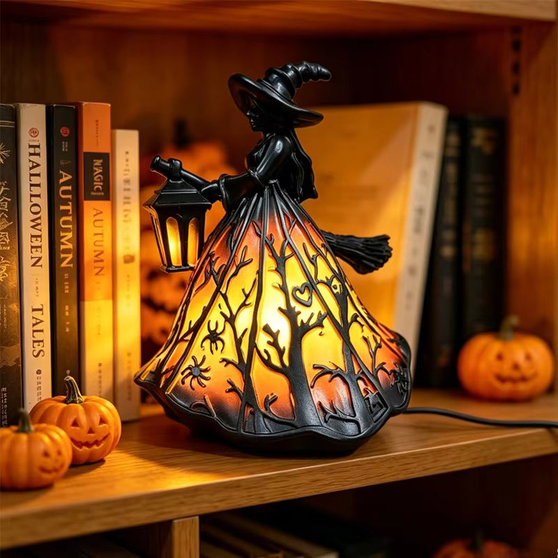 Lanterne de Sorcière Gothique Vintage - Design LED Sans Flamme 30cm