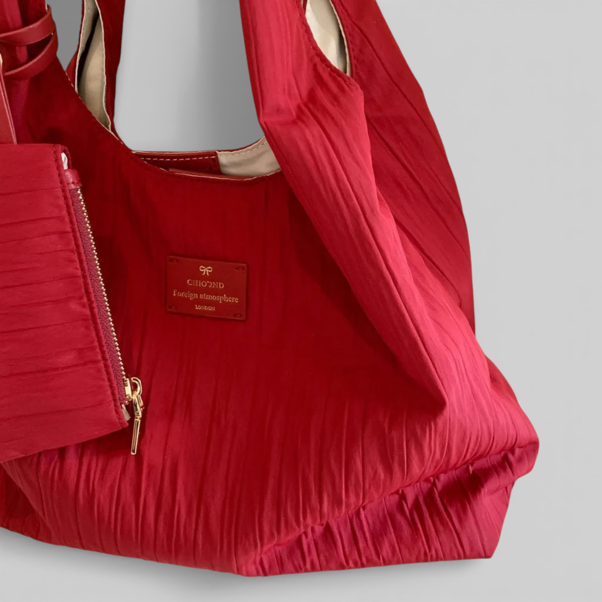 Sac Bandoulière Femme Ample Rouge