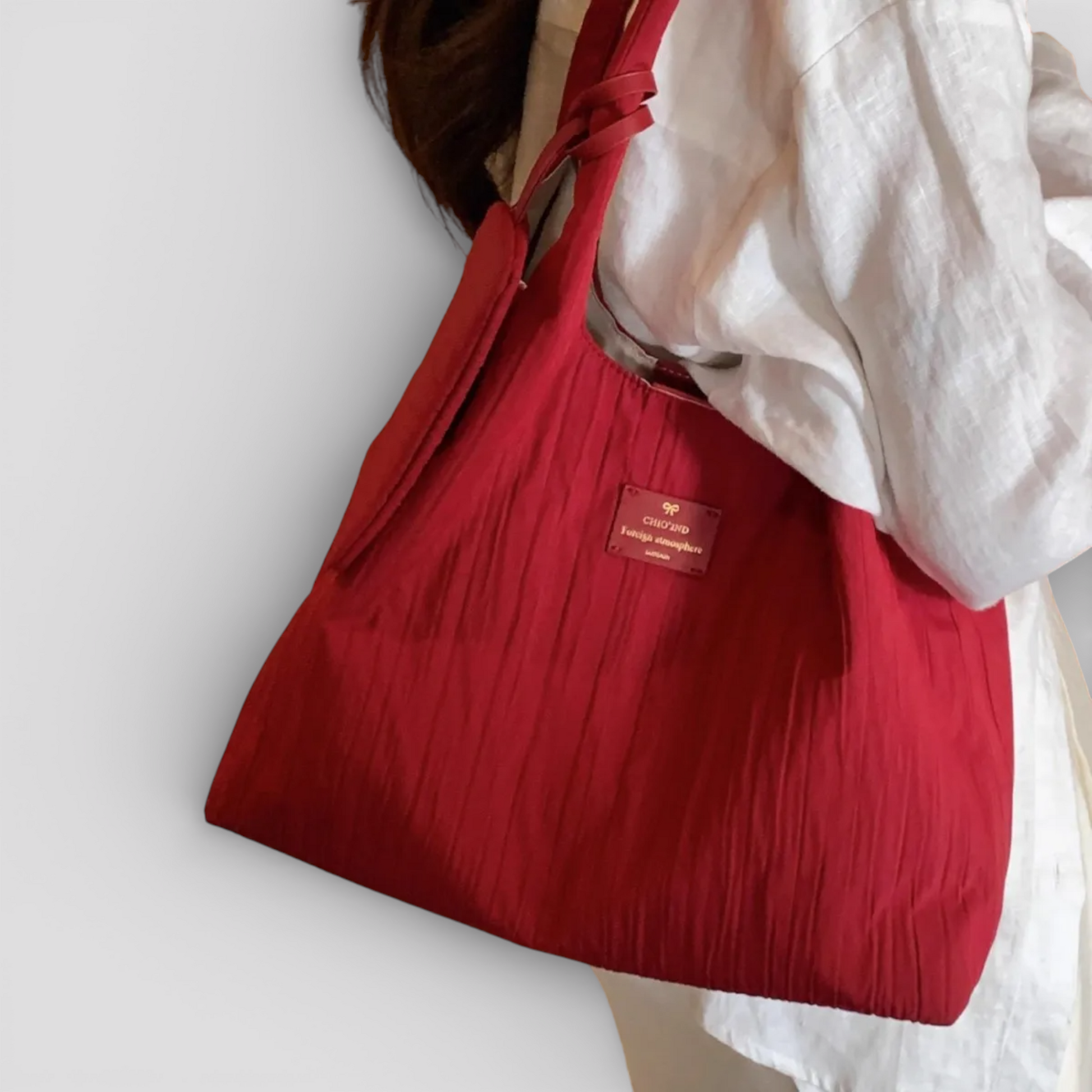 Sac Bandoulière Femme Ample Rouge