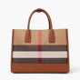 Sac en Toile Rayé - Spacieux et Polyvalent Or Femme