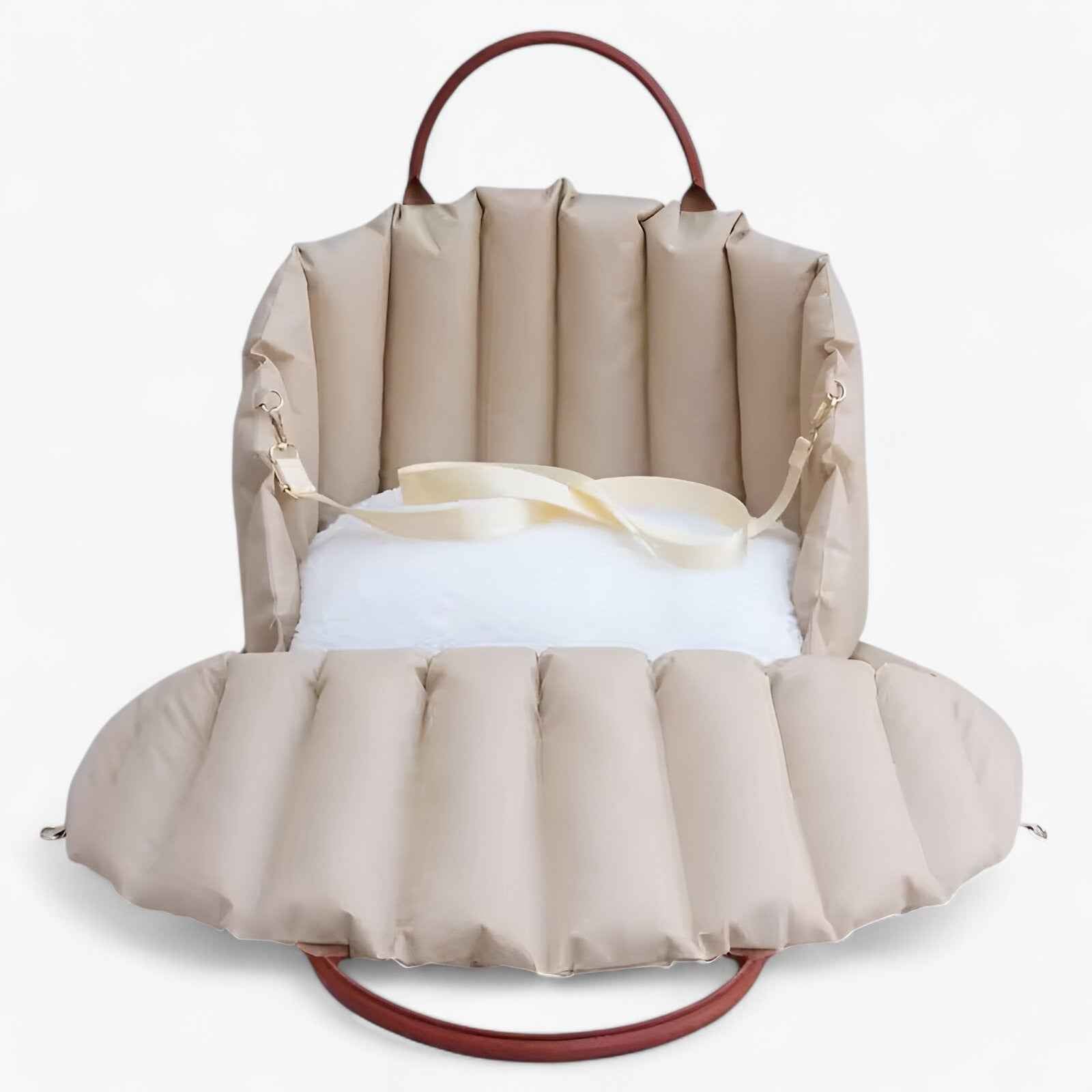 Pets & Supplies : Sac de transport pour chien de luxe et chaud pour les voyages, Petite Taille, Rembourrage Doux dans de Marche Lino