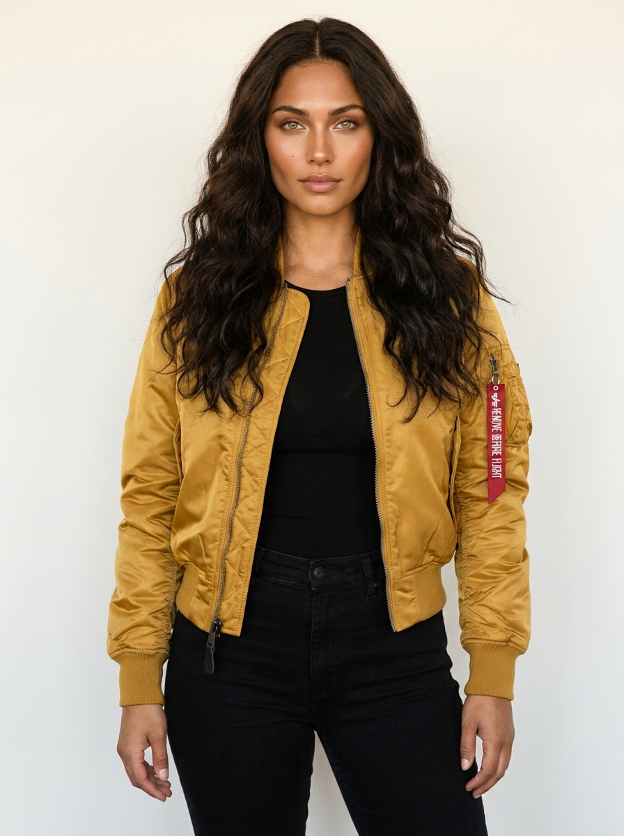 Classique blouson bomber avec détails utilitaires