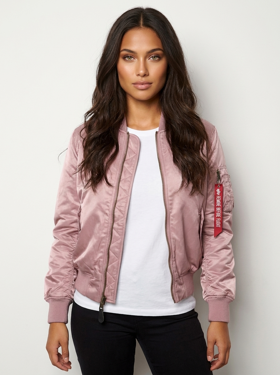Classique blouson bomber avec détails utilitaires