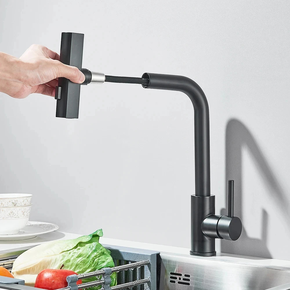 Robinet de Cuisine avec Bec Flexible 360° – Mitigeur Design Moderne