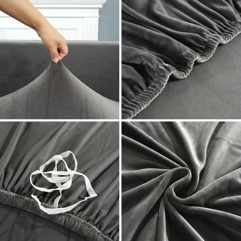 home & garden : CouchCover - Protecteur de meuble doux antidérapant - Gris dans de Marche Lino
