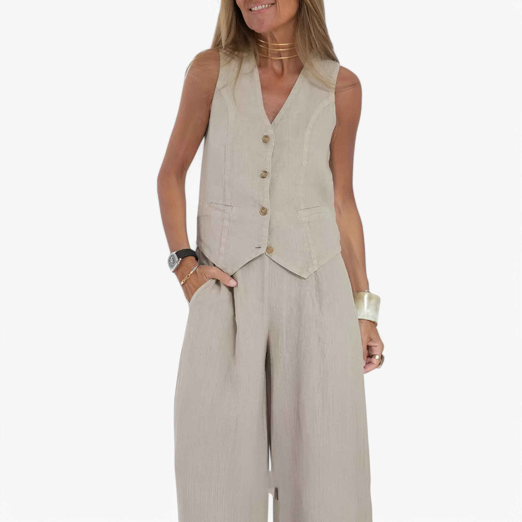 Gilet sans manches (avec pantalon assorti gratuit)