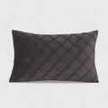 Housse de Coussin Grise Scandinave en Polyester
