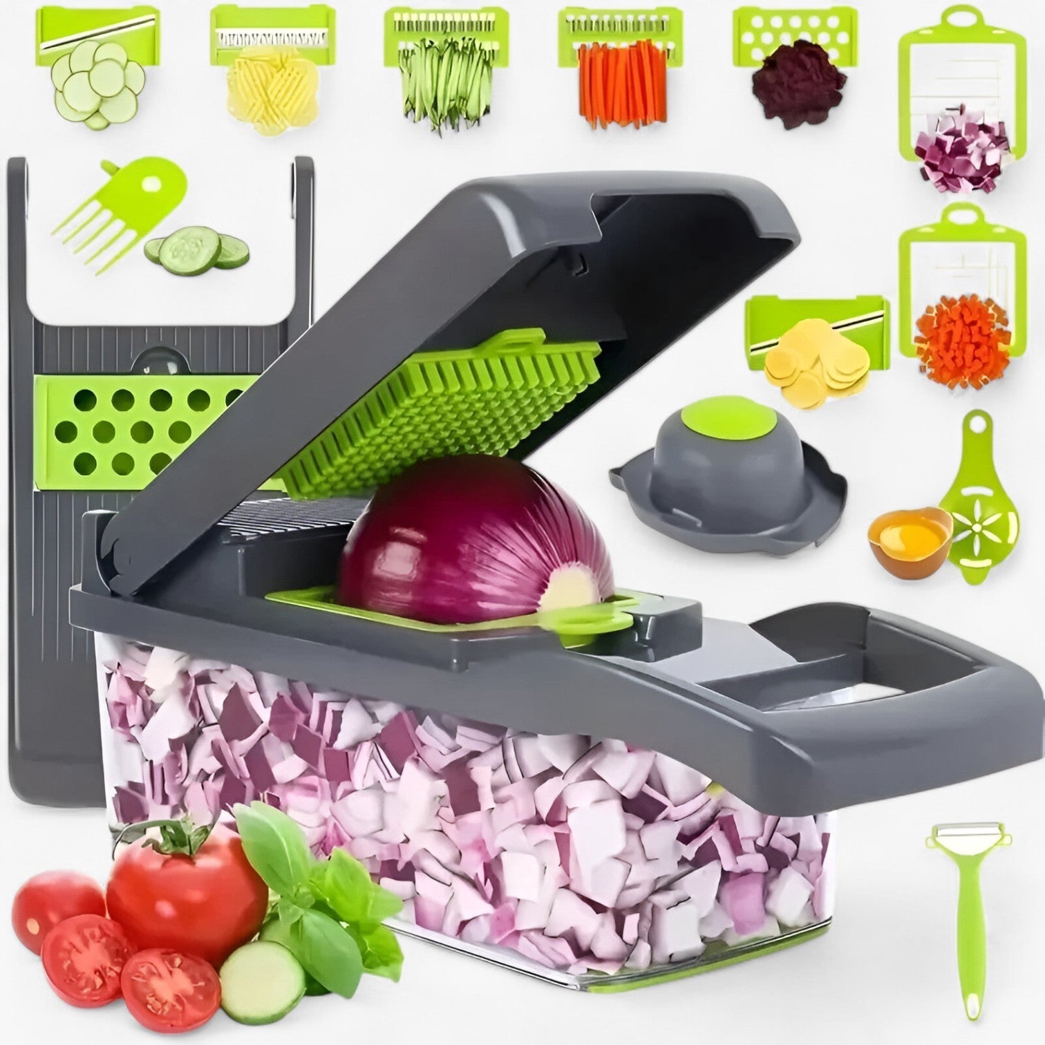 Maya | Alsidig grøntsagsskærer til nem tilberedning - - house & garden - {{ product_tags }