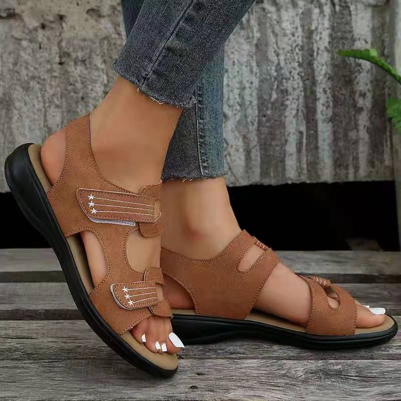 Sandales Orthopédiques Femme Blanc - Sandales d'Été Confortables et Ergonomiques
