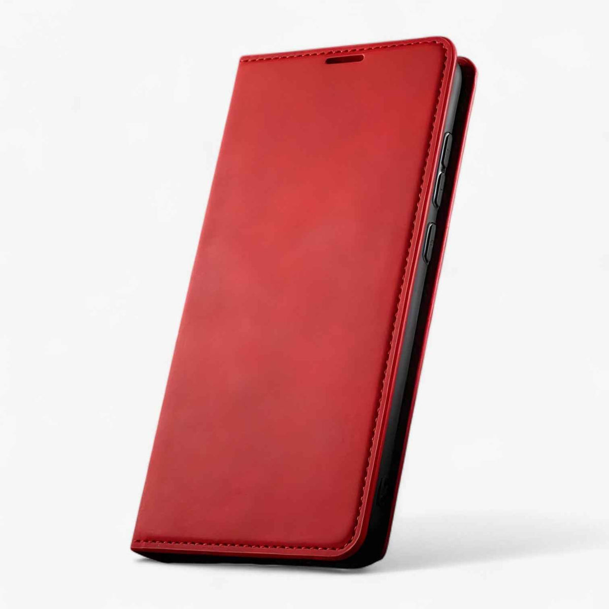 Étui en cuir magnétique pour iPhone 15 Pro Max - Noir avec Porte-cartes