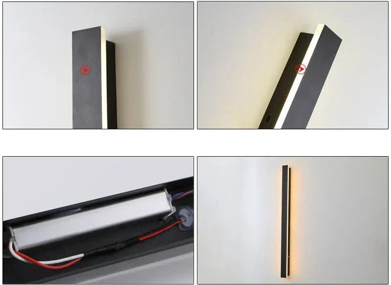 Lighting : Applique Murale Extérieure LED Moderne – Jardins & Terrasses dans de Marche Lino