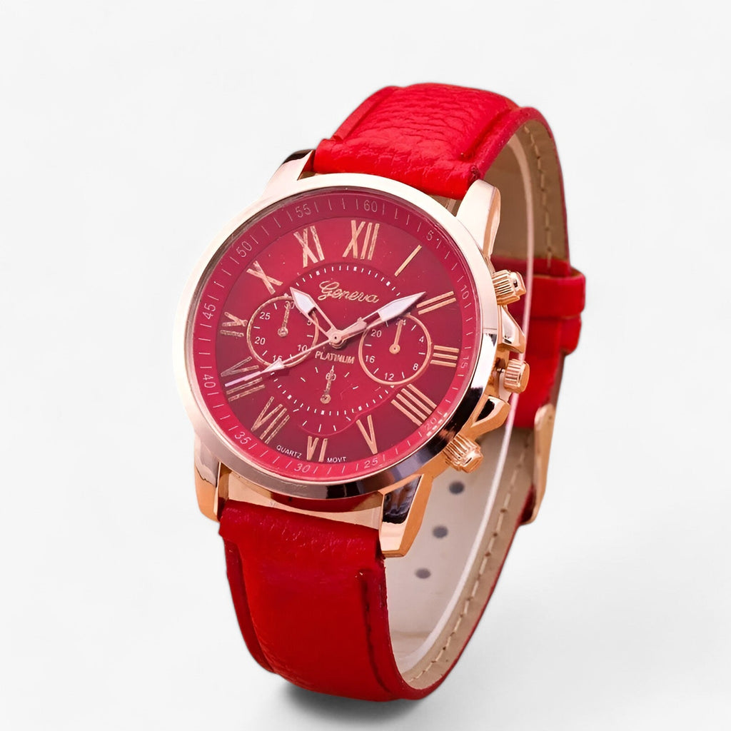 Montre pour femme de luxe - Étanche en cuir pour toutes les occasions