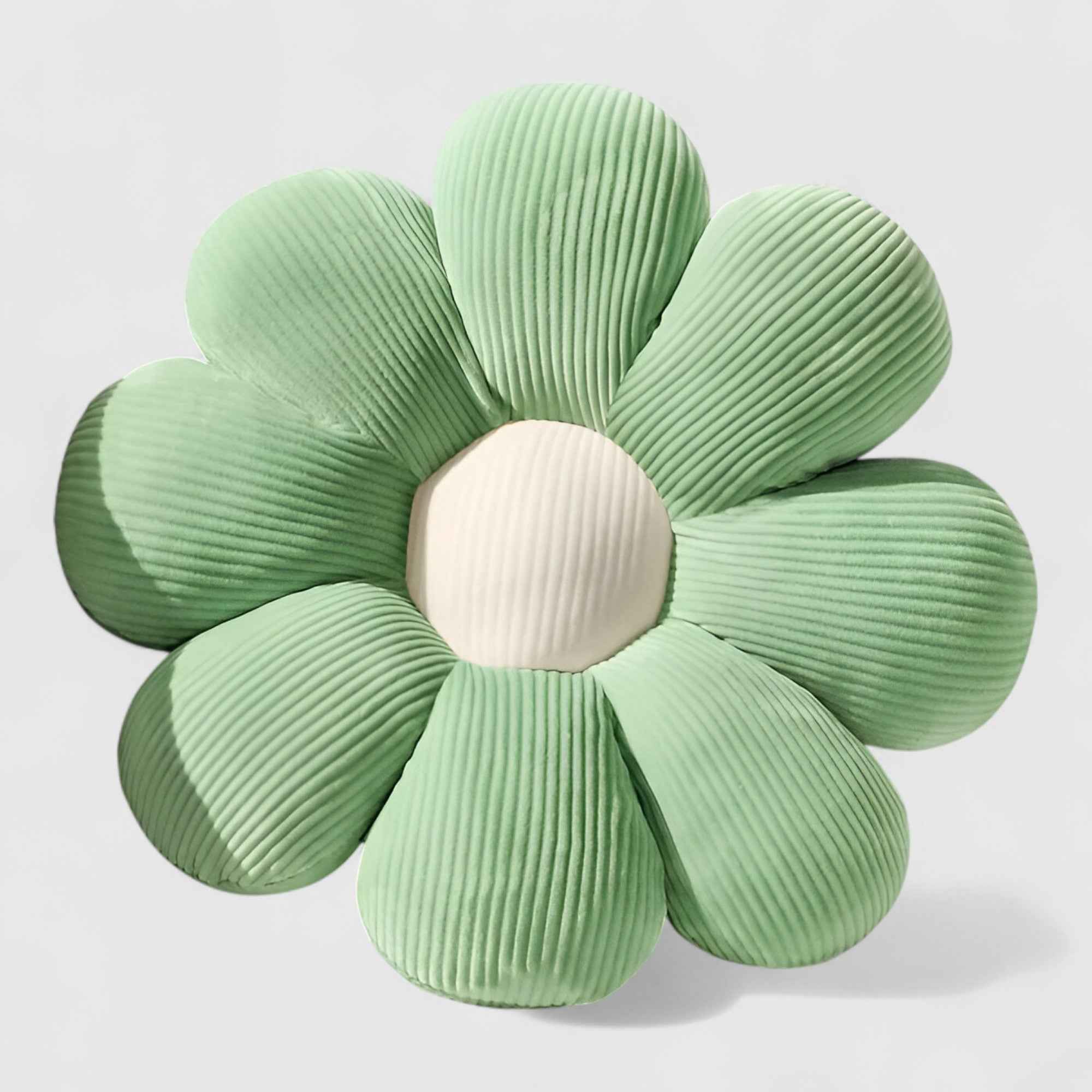 Tapis : Tapis Décoratif Fleurs pour un Salon et Accueillant dans Vert de Marche Lino