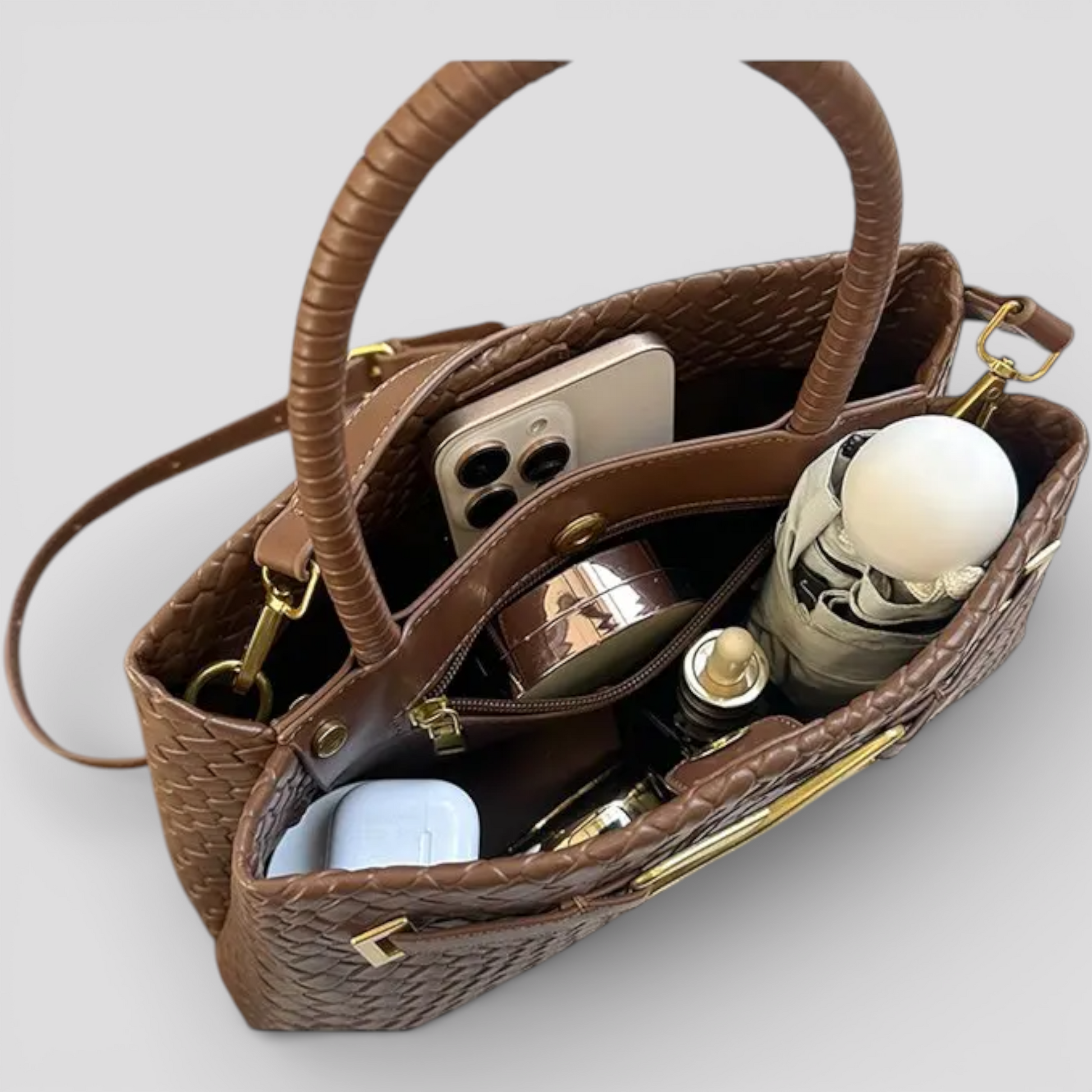Sac Bandoulière Femme Minimaliste en PU Sangle Réglable