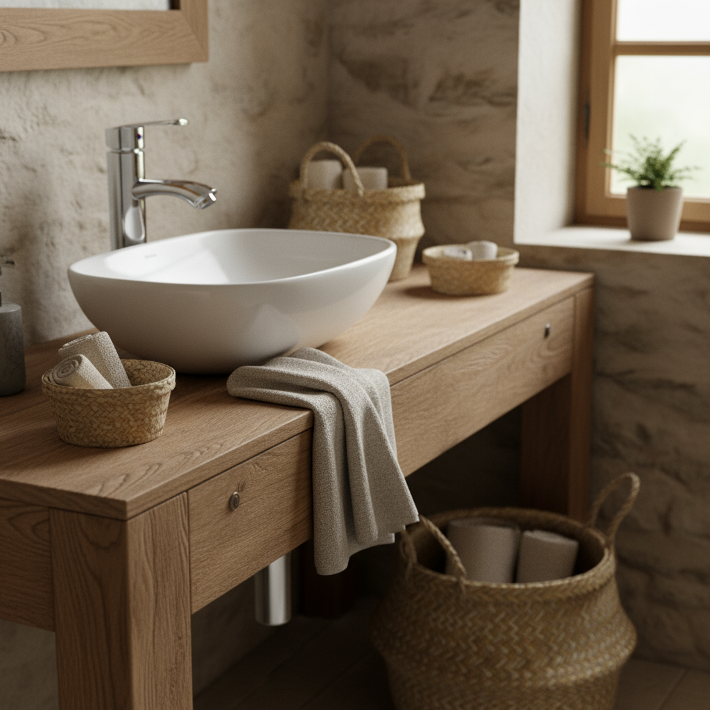 Robinet de Lavabo Chromé pour Salle de Bain