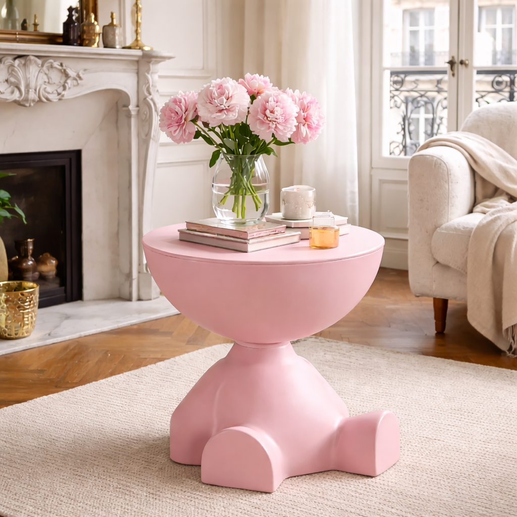 Table d’appoint noire multifonction Accessoires Déco