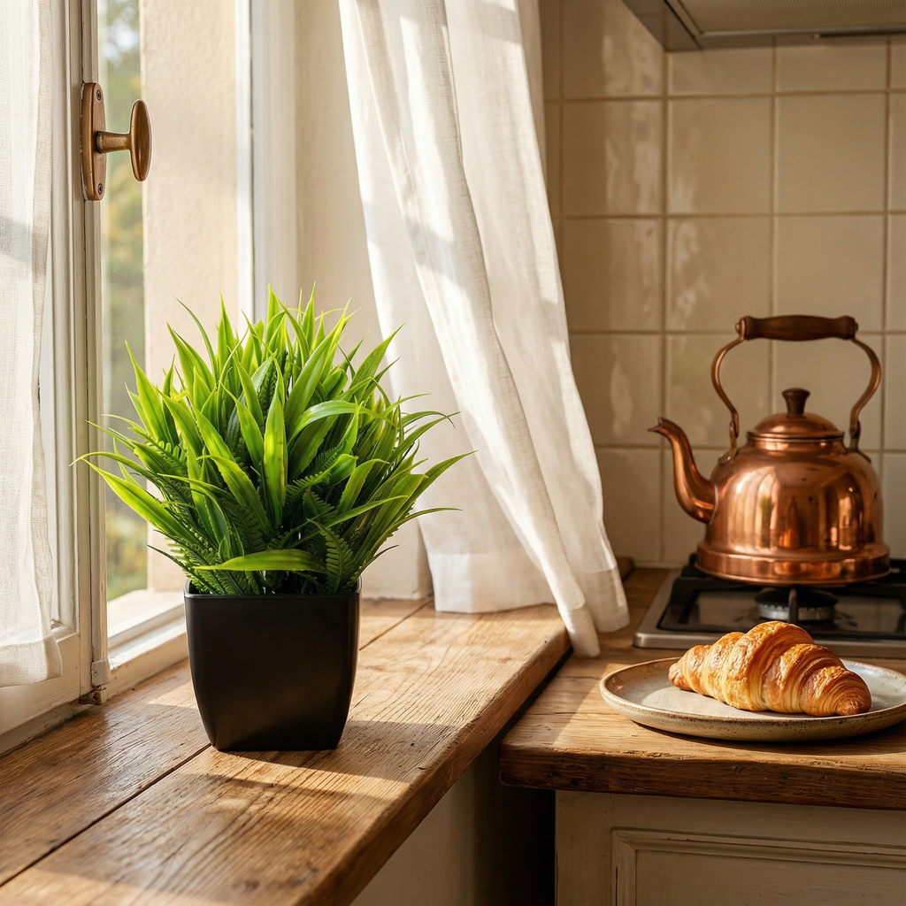 Plante Artificielle Décorative en Pot Ambiance Naturelle