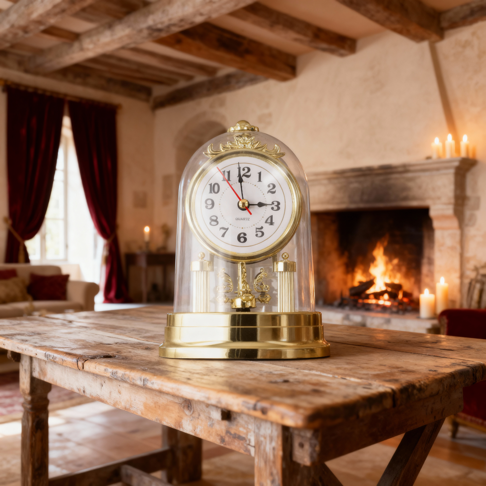 Horloges : Horloge de Table Accessoire Décoratif Décoration De Bureau dans de Marche Lino