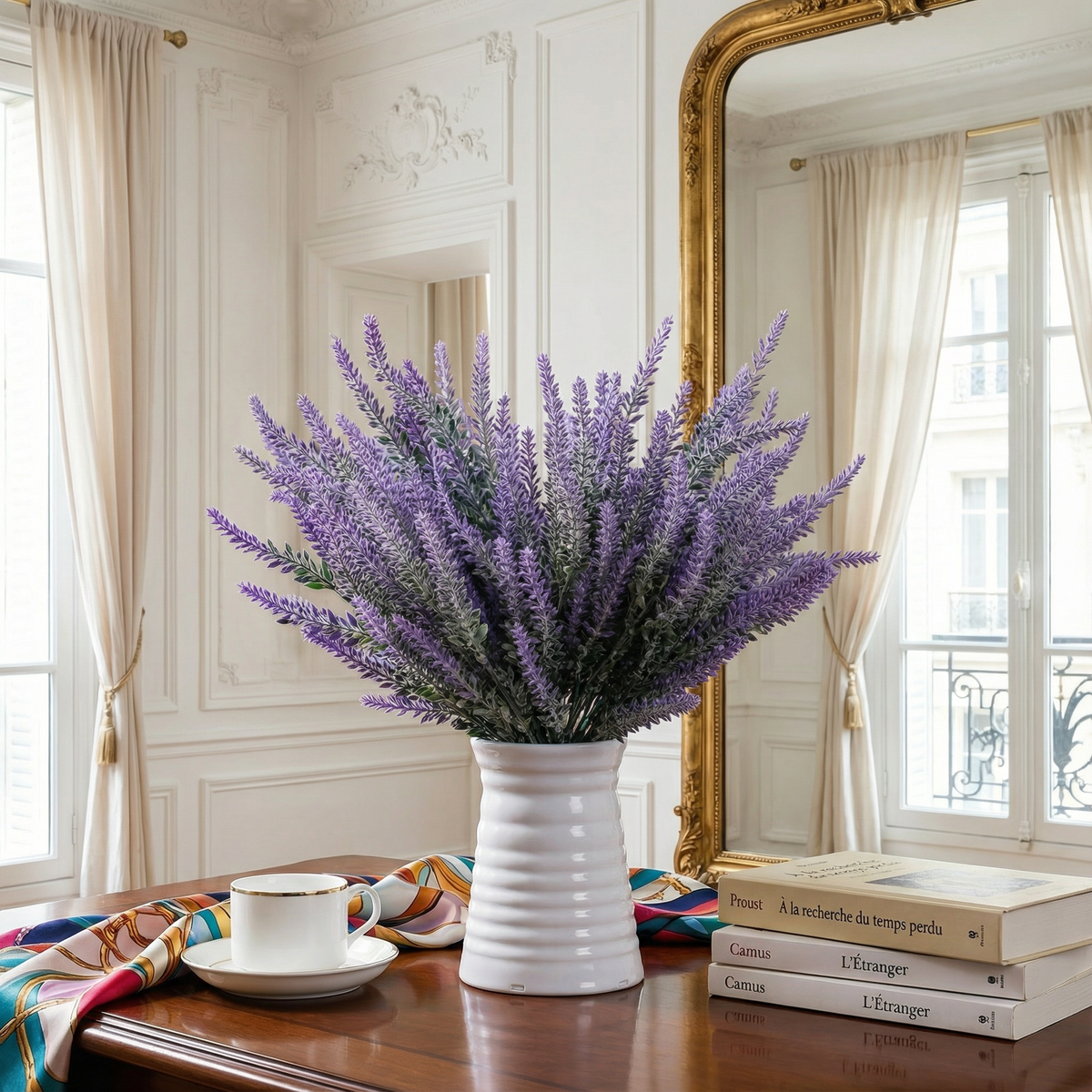 Fleurs artificielles : Bouquet Homme de Lavande Artificielle Homme dans de Marche Lino
