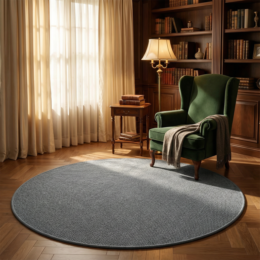 Tapis Rond Moderne Pour Salon Accessoires Intérieur