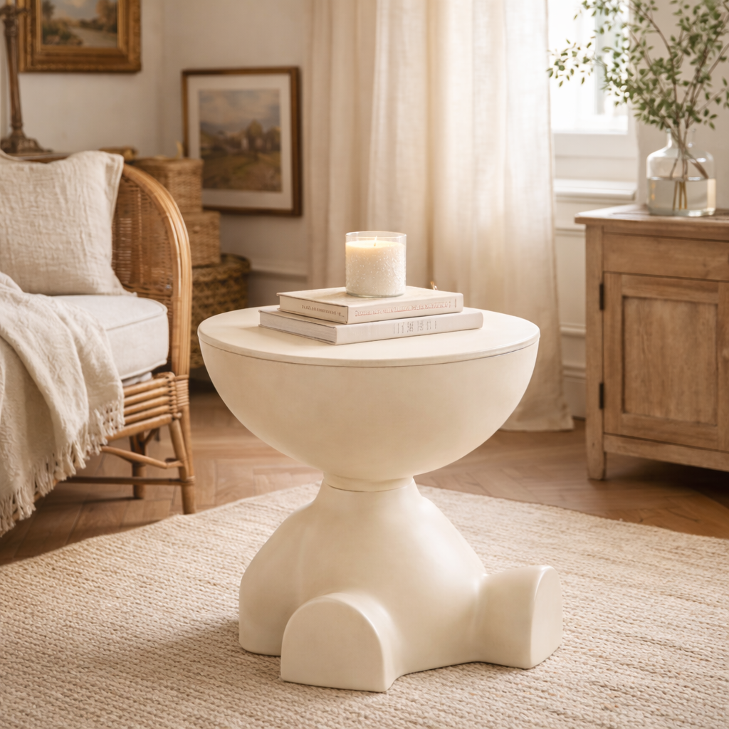 Table d’appoint noire multifonction Accessoires Déco