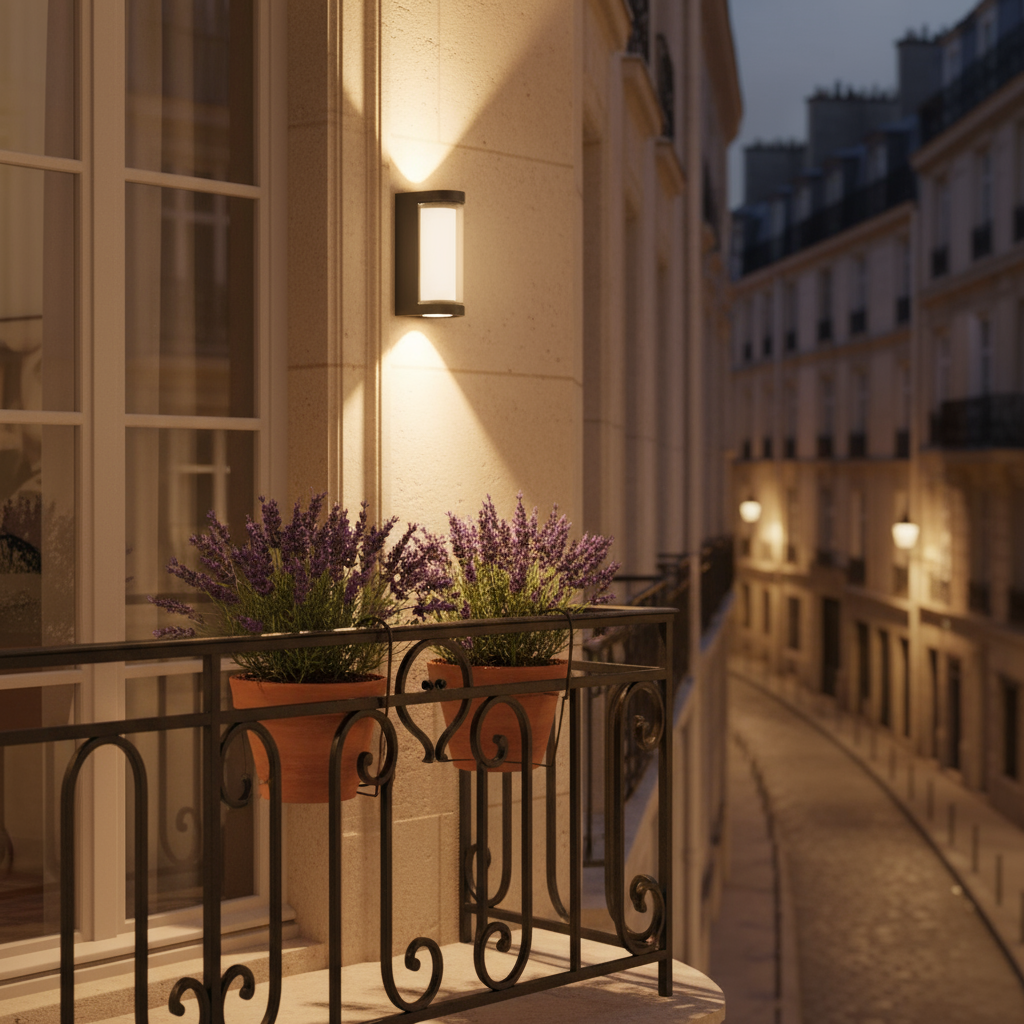 Applique Murale LED Moderne Aluminium Noir