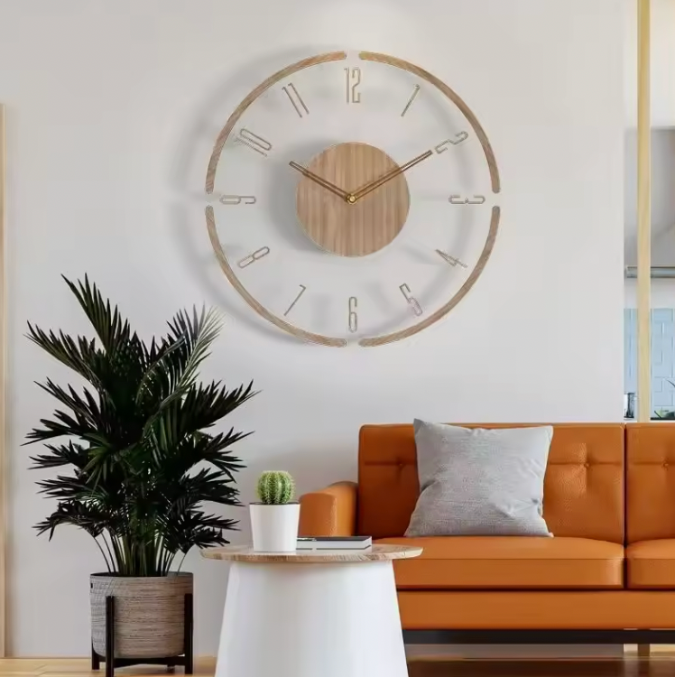 : Horloge Murale Silencieuse Nock dans de Marche Lino