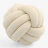 house & garden : Coussin Nœud Rond Décoratif - Doux Velours, Design Unique dans Beige de Vandaliamo