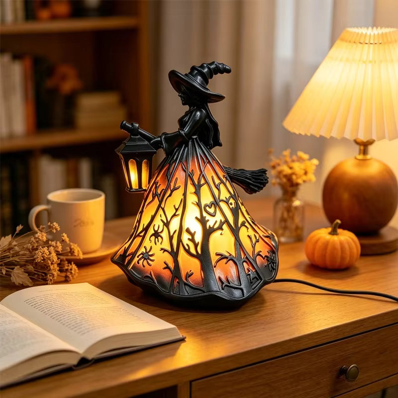 Lanterne de Sorcière Gothique Vintage - Design LED Sans Flamme 30cm