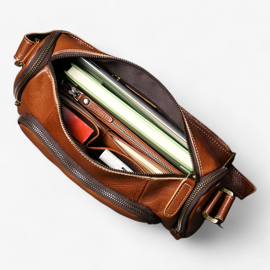 Vintage skuldertaske - multifunktionel