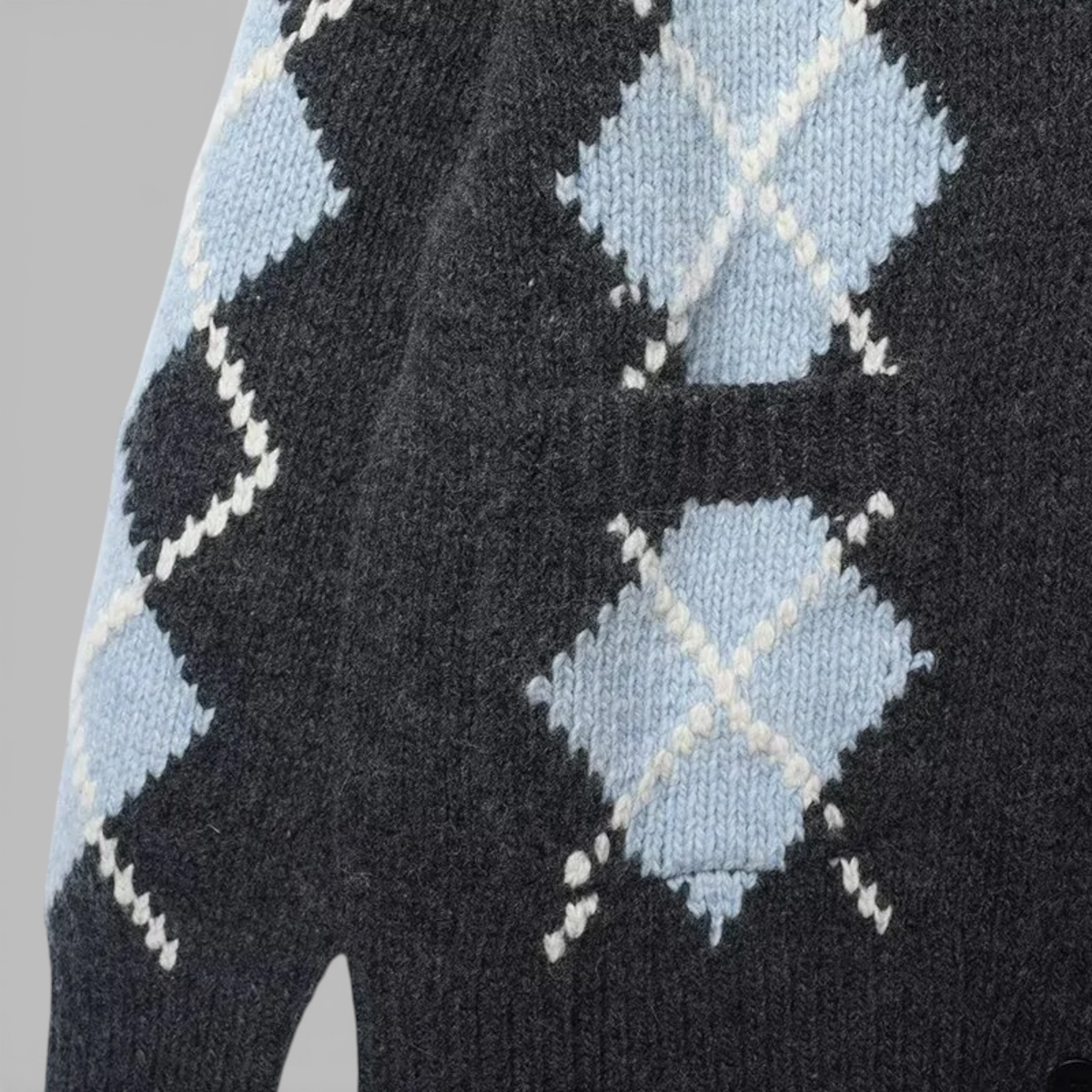 Cardigans pour femmes : Cardigan Femme Ample Col en V Hivernal Acrylique dans de Marche Lino
