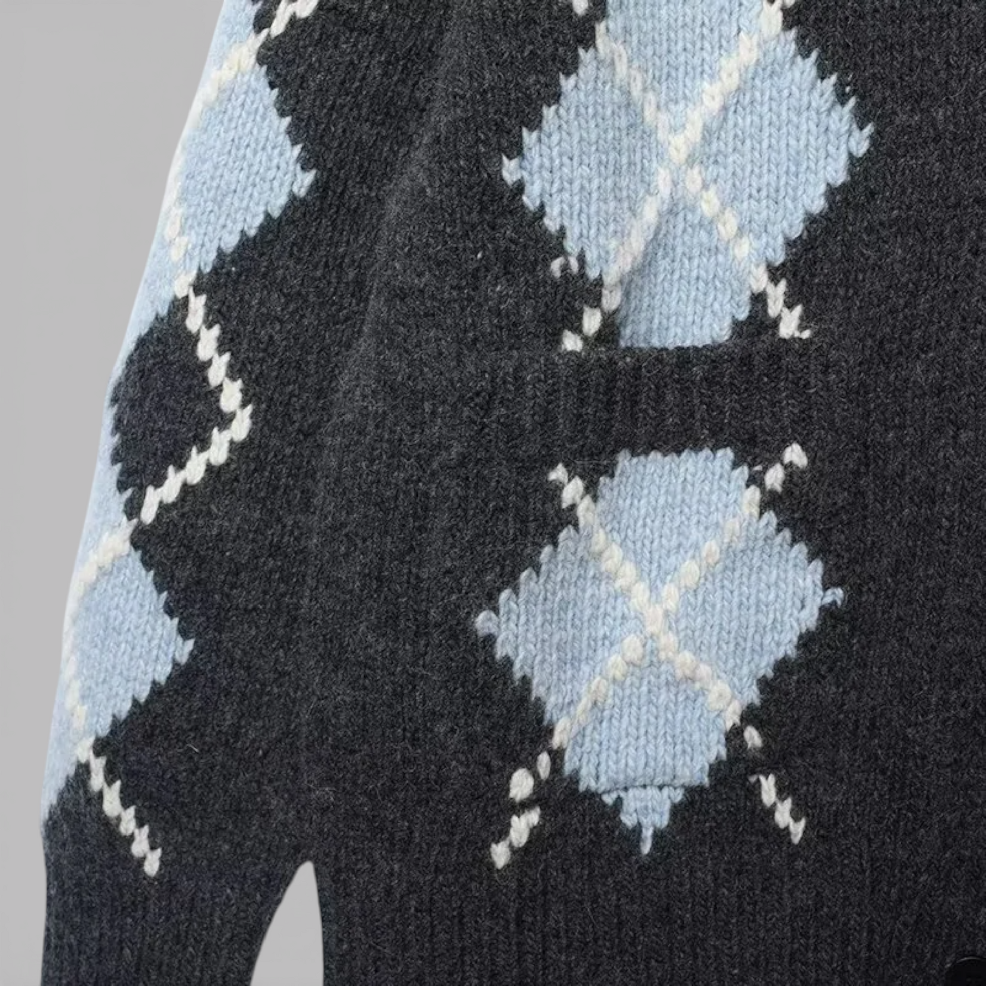 Cardigan Femme Ample Col en V Hivernal Acrylique