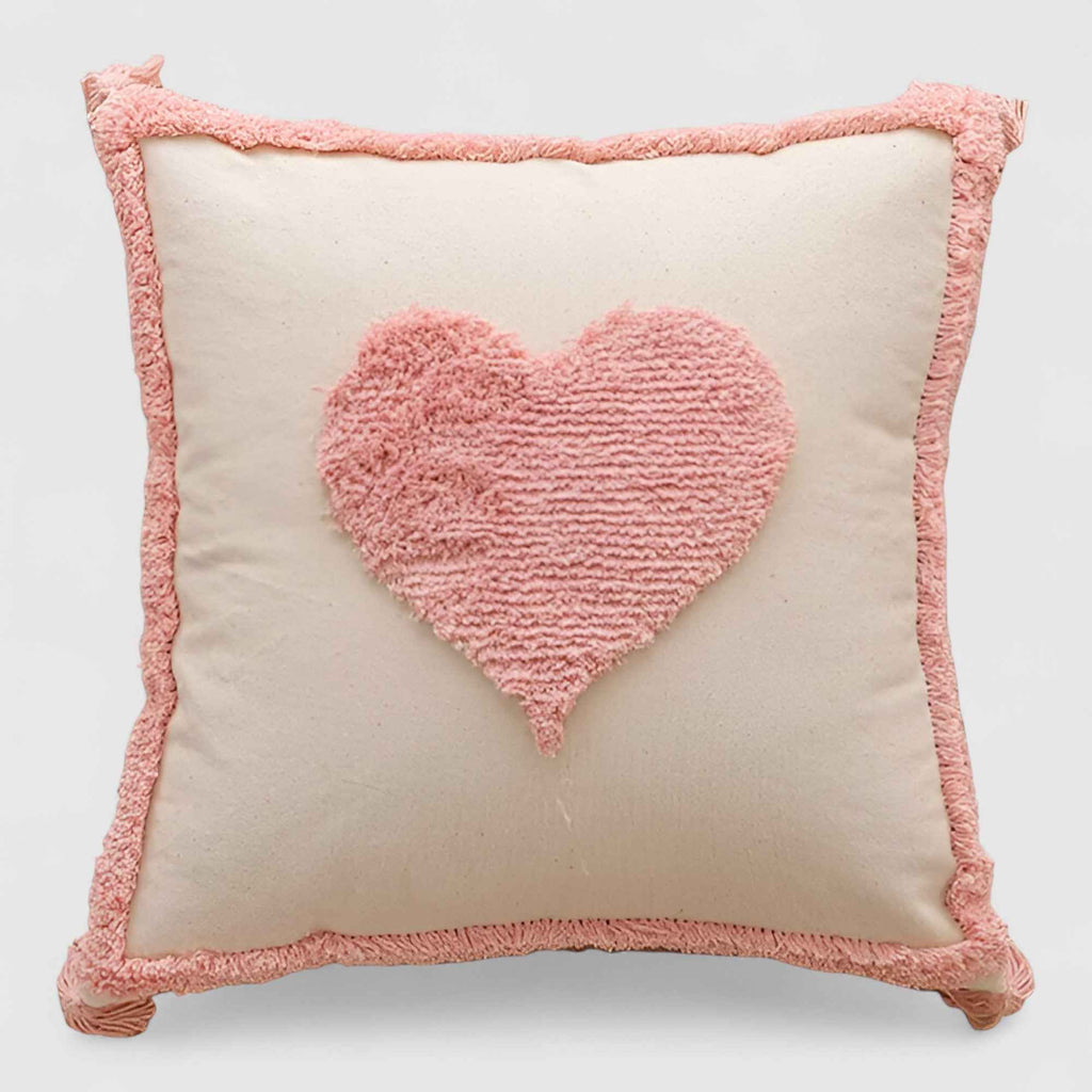 Coussins et Oreillers : Coussin décoratif rose velours capitonné pour un décor élégant dans 03 45x45cm de Marche Lino