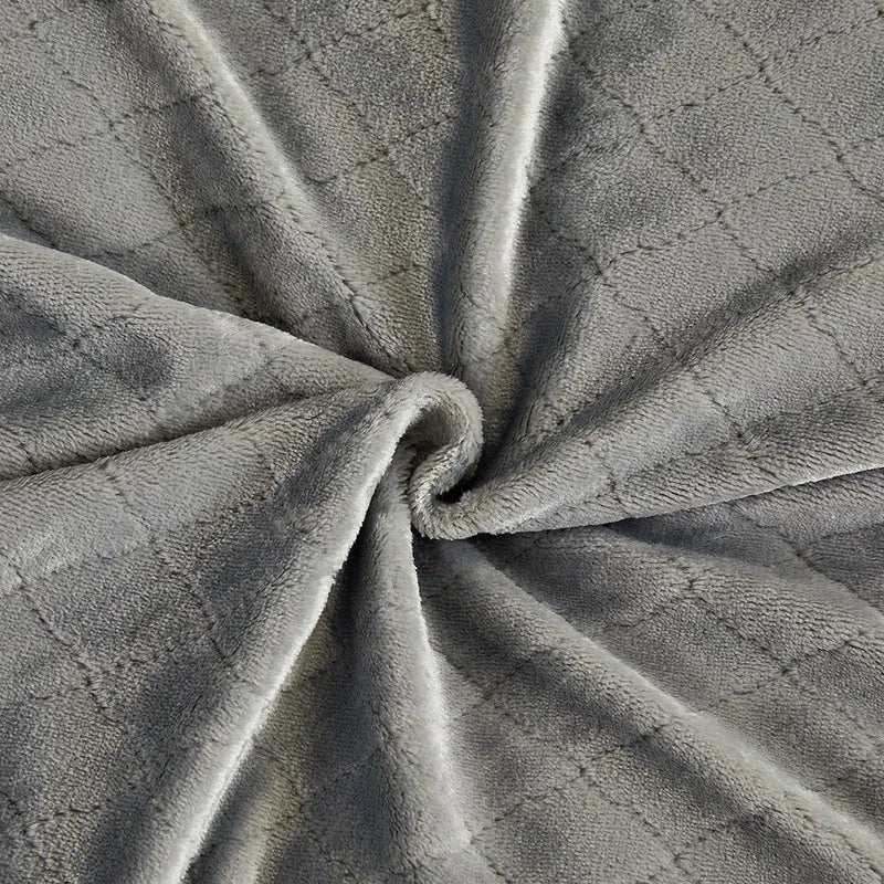 Literie : Couverture Douce en Velours pour Lit Ou Canapé dans de Marche Lino
