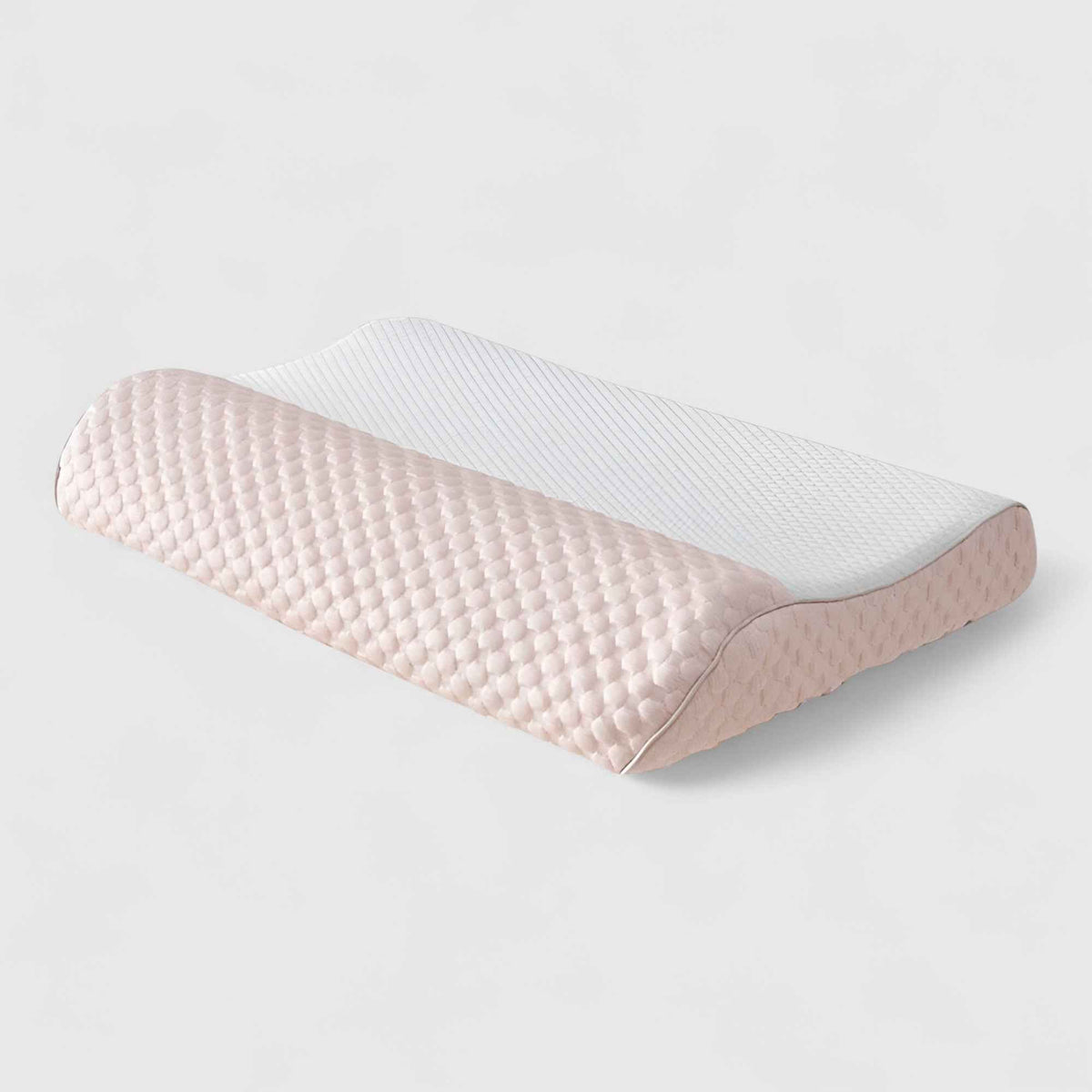 Coussins : Oreiller Homme en Latex Naturel avec Housse en Coton dans Rose 40x60x8cm de Marche Lino