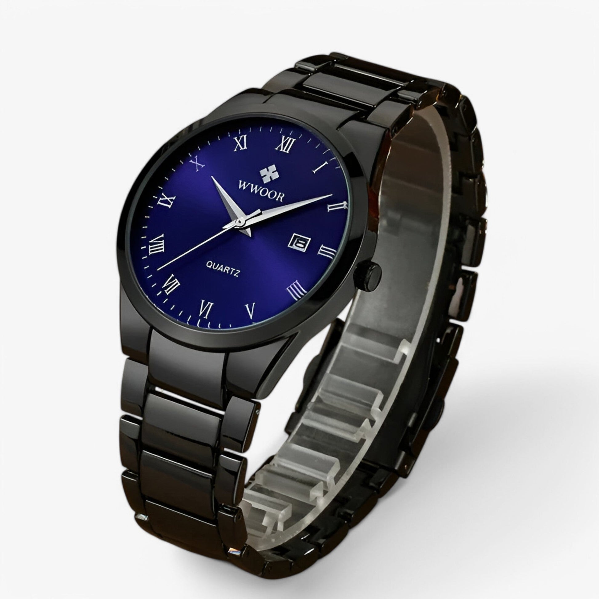 Elegantní pánské hodinky s ocelovým quartzovým strojkem