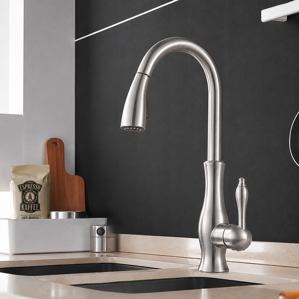 Selkie – Robinet de Cuisine à Bec Extractible Multifonction
