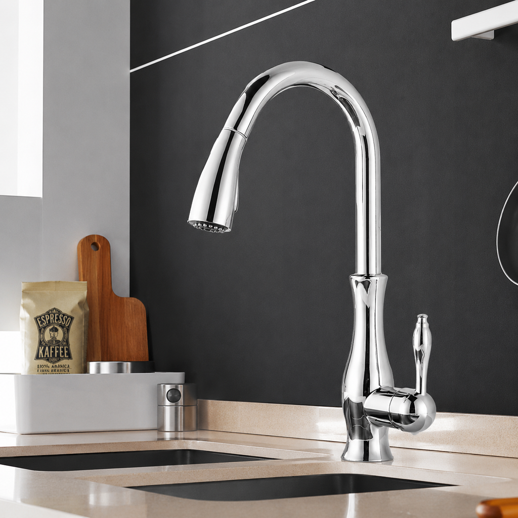Selkie – Robinet de Cuisine à Bec Extractible Multifonction