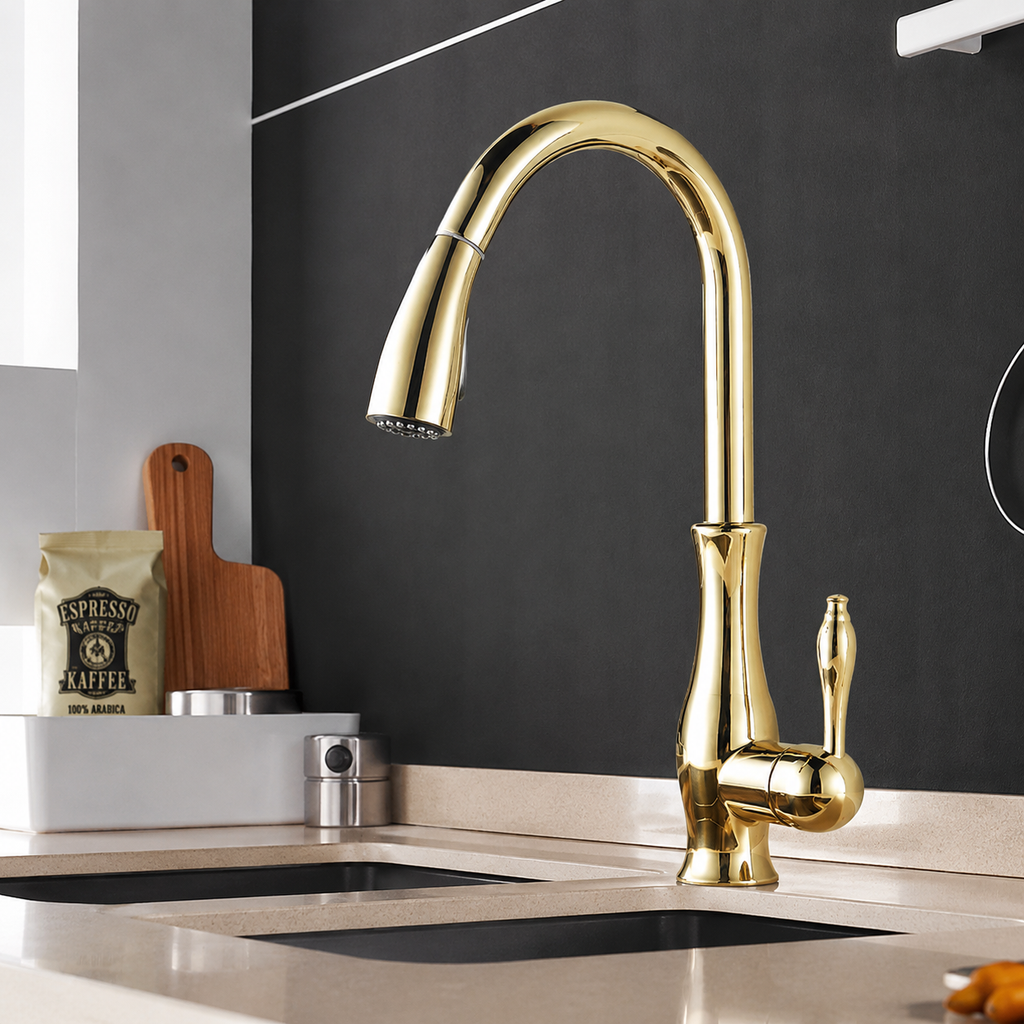 Selkie – Robinet de Cuisine à Bec Extractible Multifonction