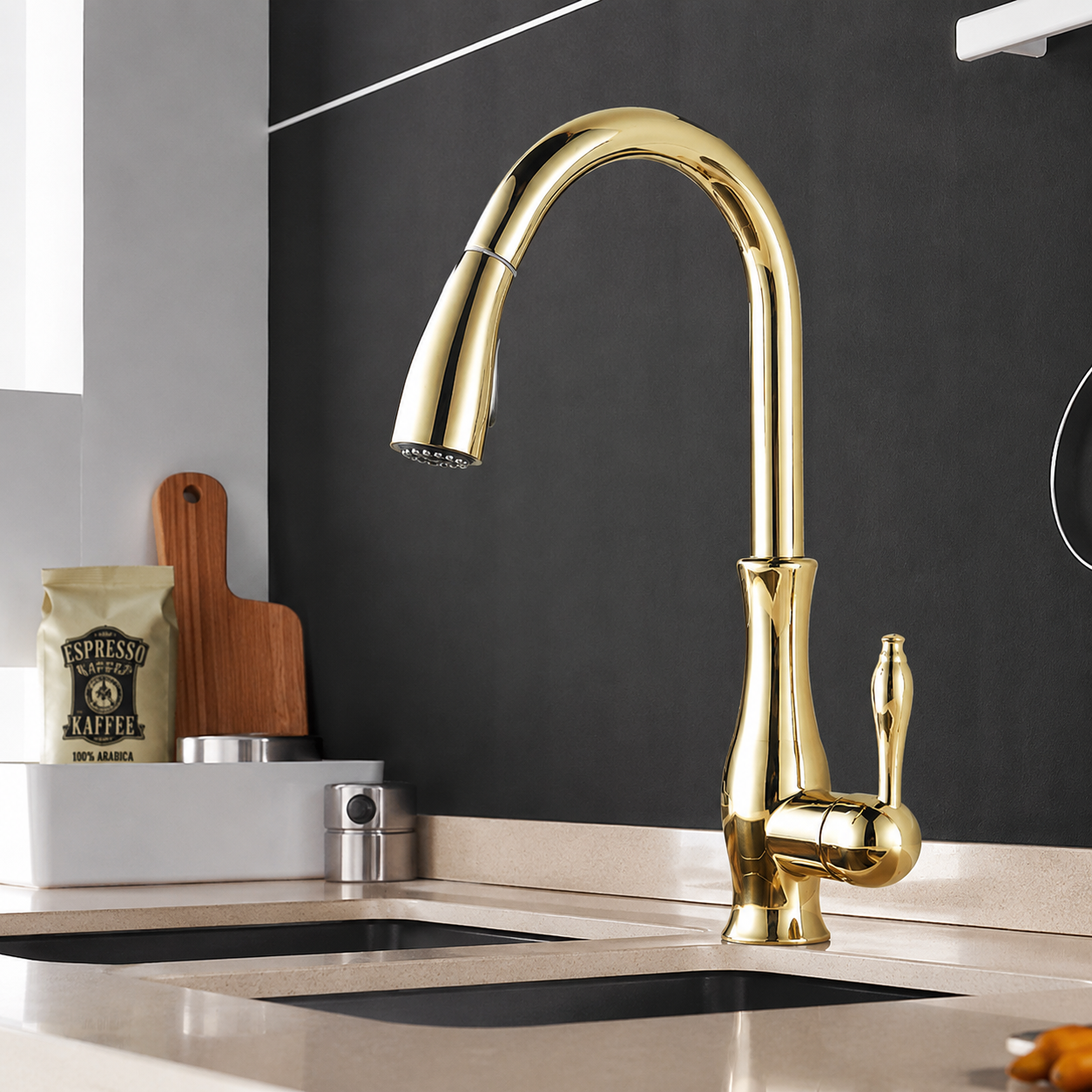 Selkie – Robinet de Cuisine à Bec Extractible Multifonction