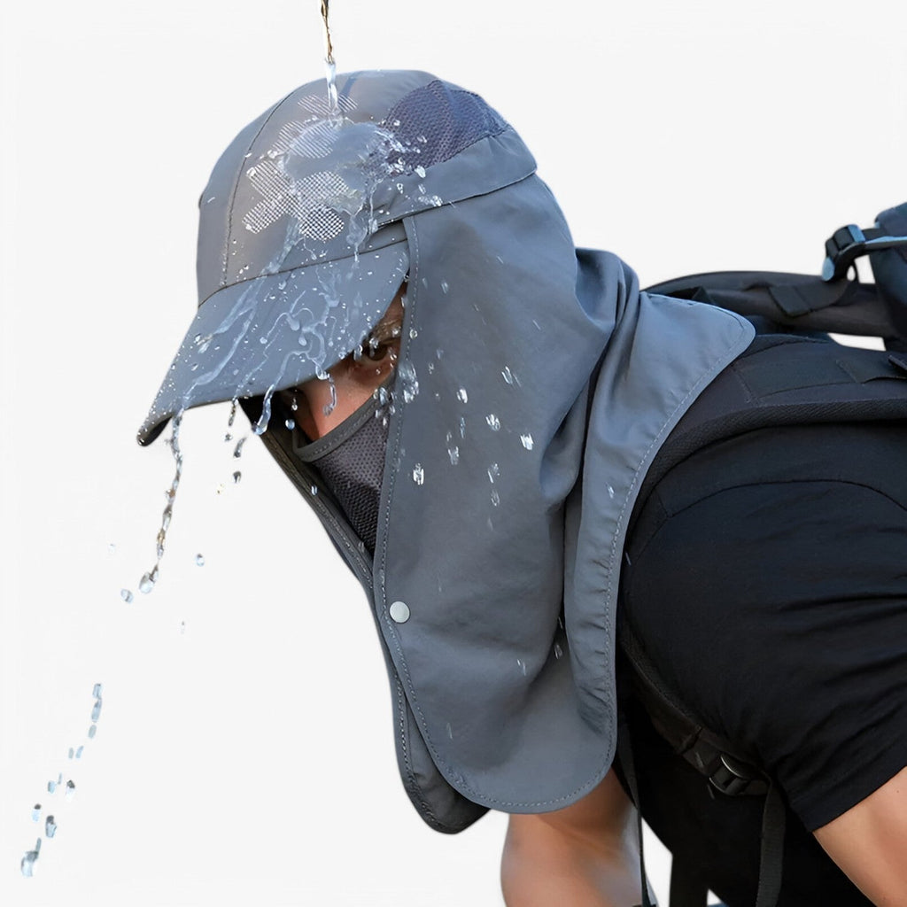 Chapeau d'été homme pliable imperméable UV – Séchage rapide, Protection solaire