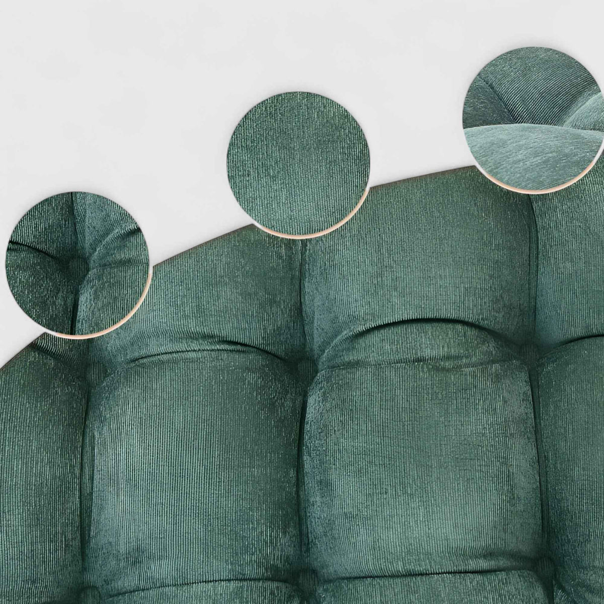 Coussins : Coussin de Sol Rond en Chenille Épais pour Méditation et Détente dans de Marche Lino