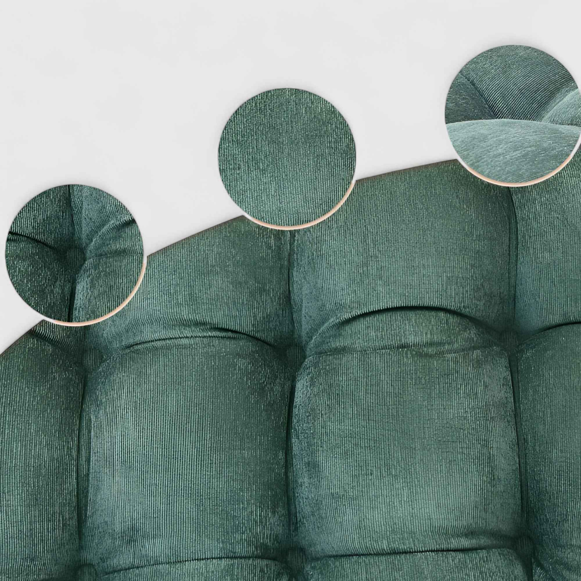 Coussins : Coussin de Sol Rond en Chenille Épais pour Méditation et Détente dans de Marche Lino