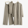 women's sweater : Ensemble de tricot vintage Ivy I en 3 pièces dans Marron Taille unique de Concept Odense